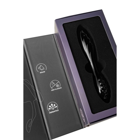 Satisfyer Dazziling Crystal - стеклянный фаллоимитатор с рельефом